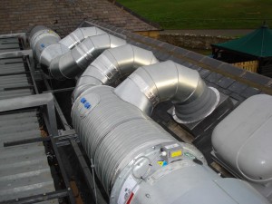 Rooftop Ductwork (Kitchen Ventilation)